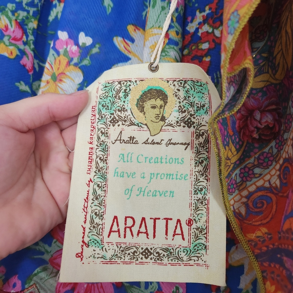 NWT Aratta Bella Short Kimono Size Small - Picture 5 of 7